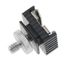 Flash Hot Shoe Mount Adapter for Monitor Microphone Fill Light 1/4 Inch Detachable Copper Nut