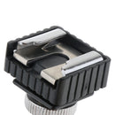 Flash Hot Shoe Mount Adapter for Monitor Microphone Fill Light 1/4 Inch Detachable Copper Nut