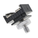 Flash Hot Shoe Mount Adapter for Monitor Microphone Fill Light 1/4 Inch Detachable Copper Nut