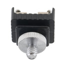 Flash Hot Shoe Mount Adapter for Monitor Microphone Fill Light 1/4 Inch Detachable Copper Nut
