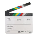 Movie Clapboard TV Film Clap Board Director Action Scene Cut Props Party Role Play Photography Accessory Kit Acrylic