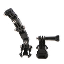 Helmet Adhesive Mount Flat Curved Surface Base Adjustable Arm Accessory Kit Set for GoPro Sjcam Xiaomi Yi Universal