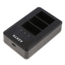 For GoPro Hero 3+ 3 AHDBT-301 AHDBT-201 Battery Charging Kit Charger Dock Station Three Interface LCD Display Screen & USB Cable