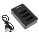 NP-BX1 Battery 3-Channel USB Charger Cradle for Sony Cyber-Shot DSC-RX100 DSC-HX300 DSC-RX1 HDR-AS15 Digital Camera