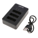 NP-BX1 Battery 3-Channel USB Charger Cradle for Sony Cyber-Shot DSC-RX100 DSC-HX300 DSC-RX1 HDR-AS15 Digital Camera