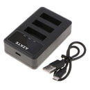 NP-BX1 Battery 3-Channel USB Charger Cradle for Sony Cyber-Shot DSC-RX100 DSC-HX300 DSC-RX1 HDR-AS15 Digital Camera