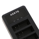 AZ16-1 Battery 3-Channel USB Charger for Xiaomi YI AZ16-1 AZ16-2 and Xiaomi Yi 4K, Yi 4K+ Sport Camera