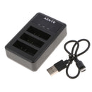 AZ16-1 Battery 3-Channel USB Charger for Xiaomi YI AZ16-1 AZ16-2 and Xiaomi Yi 4K, Yi 4K+ Sport Camera