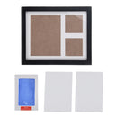 Baby Handprint Footprint Frame Kit with Lasting Light Blue Ink Pad Standing on Table Room Office Wall Decoration 23x28x2cm