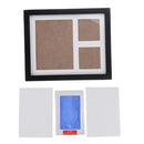 Baby Handprint Footprint Frame Kit with Lasting Light Blue Ink Pad Standing on Table Room Office Wall Decoration 23x28x2cm