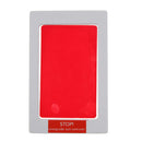 BabyBaby Handprint Footprint Frame Kit with Lasting Ink Pad Red Wall Room Office Ornament 33x18x2cm/13x7x1inch