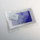 Baby Handprint Newborn Baby Frame Kit with Handprint Footprint Blue Ink Pad All-in-one Set Solid Wooden Polyester Lacquer