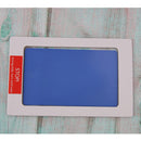 Baby Handprint Footprint Frame Kit with Lasting Ink Pad Light Blue Wall Room Office Ornament 33x18x2cm/13x7x1inch