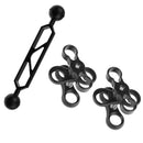 Underwater Light Ball Arm System Joint & Clamp Dual Head Hole Standard 1'' Photography Accessory Kit