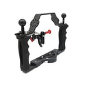 Aluminum Alloy CNC DSLR Camera Handle Grip Stabilizer Hand Grip Mount-Black