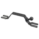 Aluminum Alloy CNC DSLR Camera Handle Grip Stabilizer Hand Grip Mount with Ball Head - Black