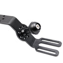Aluminum Alloy CNC DSLR Camera Handle Grip Stabilizer Hand Grip Mount with Ball Head - Black