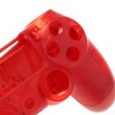 Cover Case Skin Set for Sony PS4 Pro Controller Button Set L2 R2 ABXY Thumb Grip Stick Cap White Plastic Sheets Red