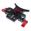 Lens Adapter Bracket Support Rig System 15mm Rail Block Clamp for Camera Follow Focus