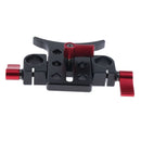 Lens Adapter Bracket Support Rig System 15mm Rail Block Clamp for Camera Follow Focus
