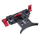 Lens Adapter Bracket Support Rig System 15mm Rail Block Clamp for Camera Follow Focus