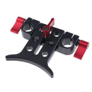 Lens Adapter Bracket Support Rig System 15mm Rail Block Clamp for Camera Follow Focus