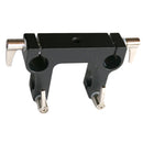90-Degree 4 Hole Rod Raiser Clamp Mount Bracket for DSLR Camera Rig Rail System Black