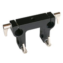 90-Degree 4 Hole Rod Raiser Clamp Mount Bracket for DSLR Camera Rig Rail System Black