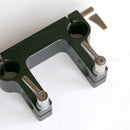 90-Degree 4 Hole Rod Raiser Clamp Mount Bracket for DSLR Camera Rig Rail System Black