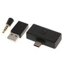 USB Audio Transmitter Adapter for PC Laptop PS4 Nintendo Switch, Wireless Audio Dongle for Headphones Speakers Only, Plug and Play, aptX Low Latency
