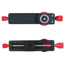 160mm Close-up Focus Rail Slider Dovetail Plate 115mm Fine-tuning Index Scale Gear Control 2-Way Adjustable Sliding Speed Aluminum