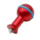 Underwater Stabilizer M6 Ball Head M5 Screw Mount Handle Hand Grip Accessory Kit Aluminum Alloy Red