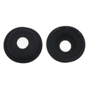 2 in 1 Black Durable Silicone Rubber Texture Aim Assistance Ring for PS4 Xbox
