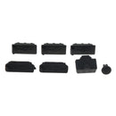 USB HDMI Audio LAN Console Interface Cap Rubber Cover Protector Set Kit for Microsoft Xbox One X Console Repair Part