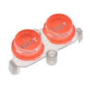 For Sony PSV 2000 Controller Button Start & Select Pad Set 2 In 1 Repair Parts Orange