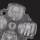 For Sony PSP 1000 Controller Button Key Pad Set All-in-one Accessory Kit Repair Part - Transparent