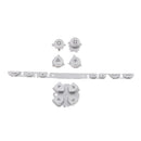 For Sony PSP 1000 Controller Button Key Pad Set All-in-one Accessory Kit Repair Part - Silver