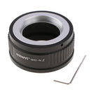 Manual Adapter Ring for M42 Mount Lens to Nikon Z6 Z7 Z Mount Camera Lenses Converter Infinity Focus Smooth Surface
