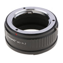 Manual Adapter Ring for Konica Minolta MD Mount Lens to Nikon Z6 Z7 Z Mount Camera Lenses Converter Infinity Focus Smooth Surface