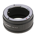 Manual Adapter Ring for Olympus OM Mount Lens to Nikon Z6 Z7 Z Mount Camera Lenses Converter Infinity Focus Smooth Surface