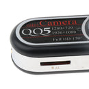 1080P Mini Camera Camcorder Sports DV Video Recorder Night Vision 64GB 80 Minutes Working Time Built-in 300mAh Lithium Battery Power Supply