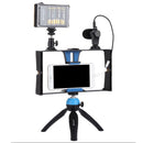 Mobile Phone Cage Stabilizer Tray Rig for iPhone Camera Flash Hot Shoe Mount External Photography Lighting Accessory