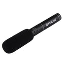Camera Microphone Wired 3.5mm Jack Camcorder Video Recording Mic with Stand Wind-proof Sponge Indoors Outdoors Vocal Recording