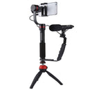 Camera Microphone Wired 3.5mm Jack Camcorder Video Recording Mic with Stand Wind-proof Sponge Indoors Outdoors Vocal Recording