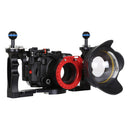 67mm to 62mm Lens Flip Adapter Mount for Underwater Camera Case Waterproof Housing Diving Cover Accessory Macro Close-up Photography Kit Red