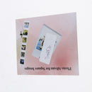Hanging Photo Album Pocket 82x100mm 6 Sheets for Polaroid Snap Touch Film Paper Storage Book Transparent