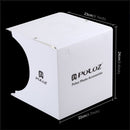 7W Portable Table Top Photo Studio Box LED Lighting Tent Softbox Lighting Kit 20x20cm with Light Guide Plate & 6 Backdrops