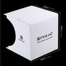 37W Portable Table Top Photo Studio Box LED Lighting Tent Softbox Bottom Shadowless Lighting Kit 20x20cm with Light Guide Plate & 6 Backdrops