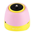 Remote Control 1/4inch Tripod Head Selfie-timer Mount Products Panoramic Photography Accessory Kit 360 Degree Rotation Yellow