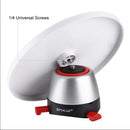 Remote Control 1/4inch Tripod Head Selfie-timer Mount & Round Tray Holder Products Panoramic Photography Accessory Kit 360 Degree Red